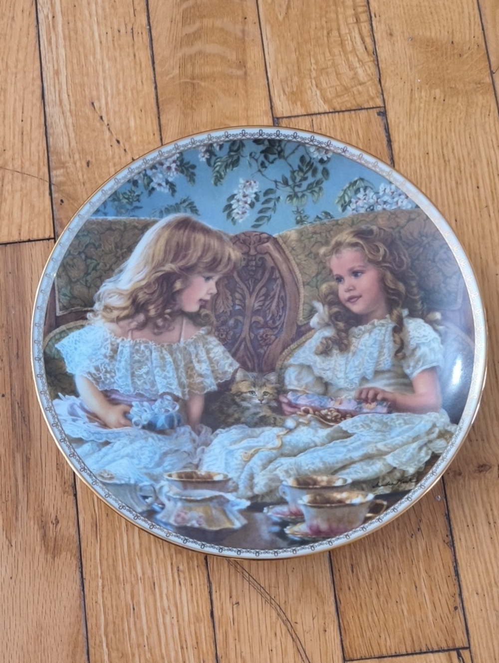 Sandra Kuck “Best Friends” Collector Plate – COA – Reco 1993